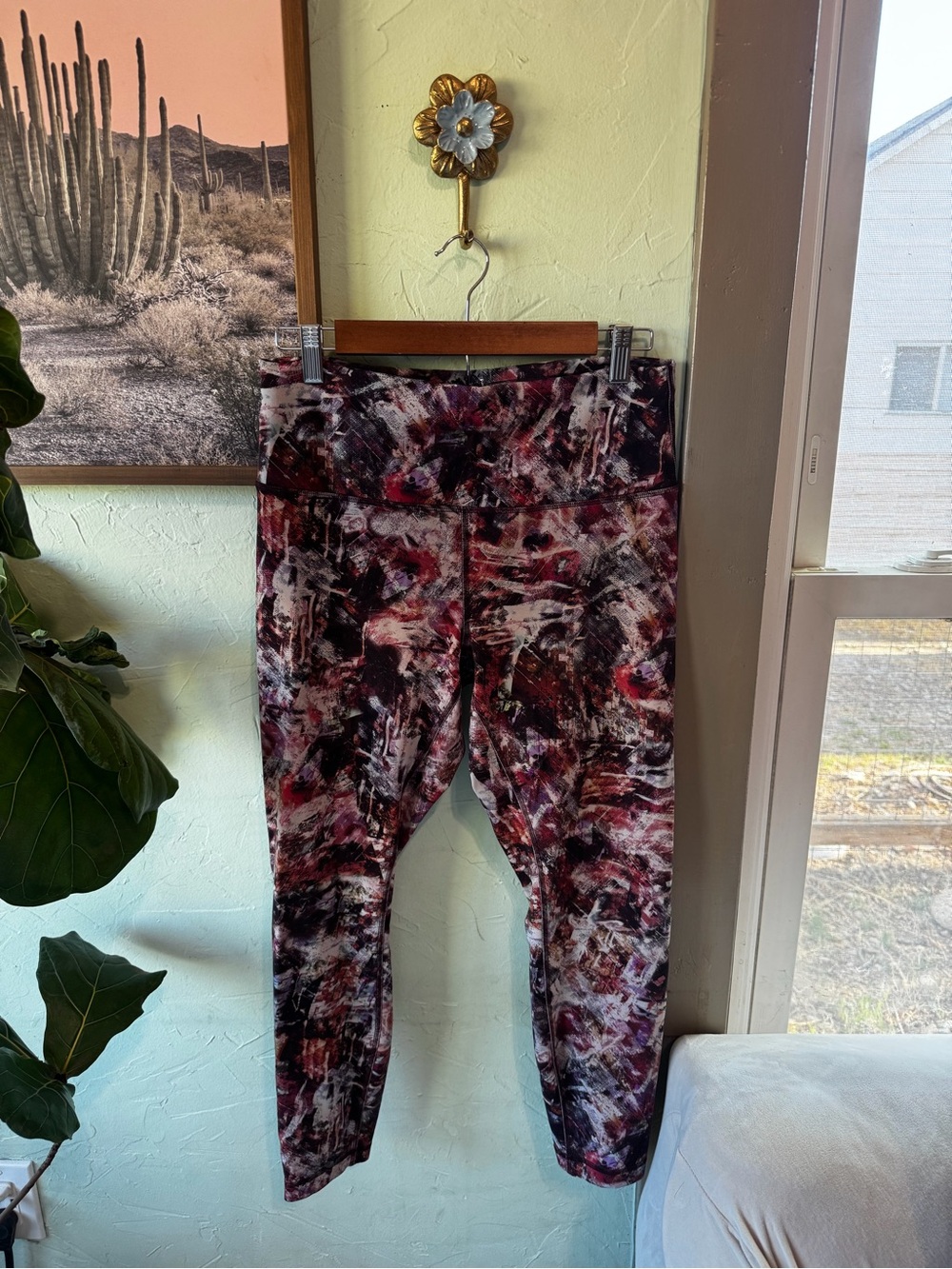 Lululemon Wunder Train High Rise Tight 25" Legging Sz 12 Urbantricity Multi - Picture 2 of 6